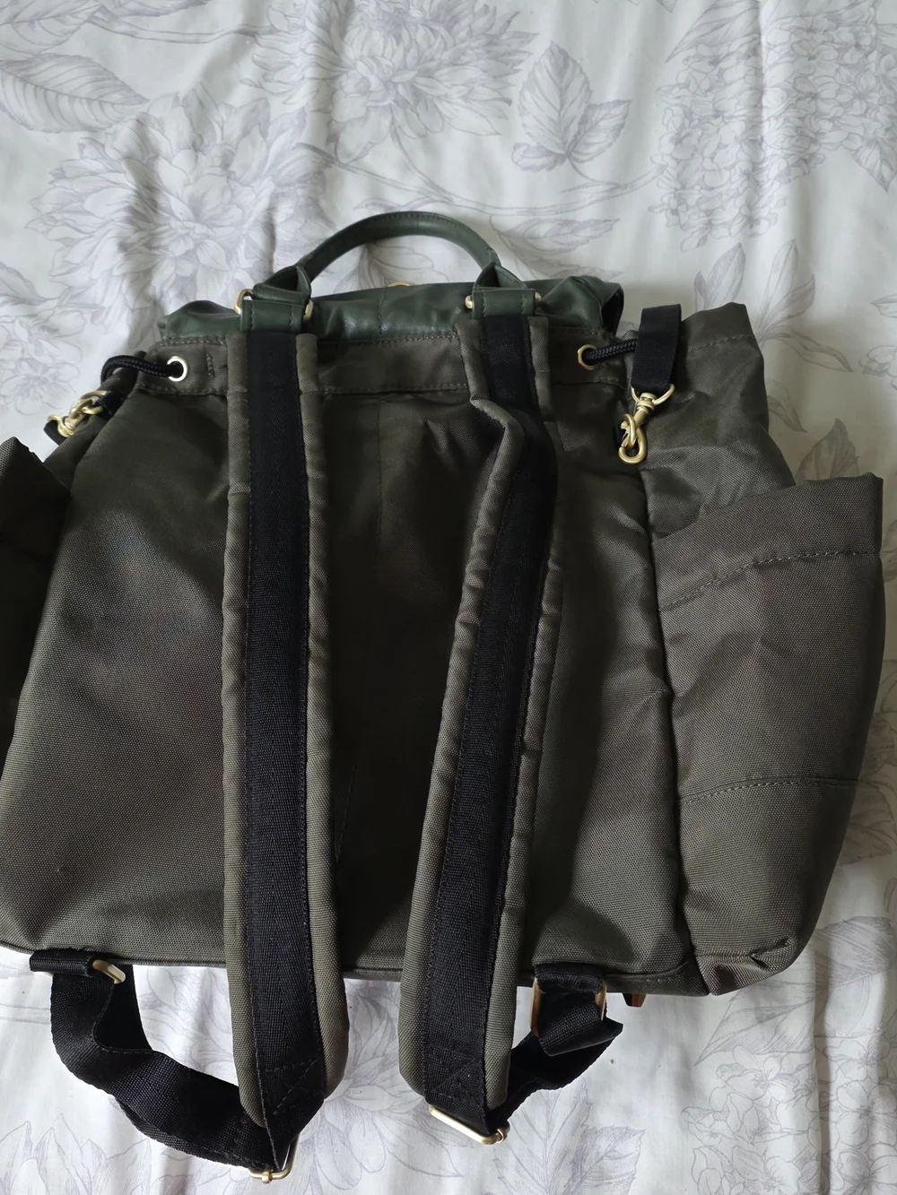 Skip Hop Olive Green Convertible Baby Bag Backpack
